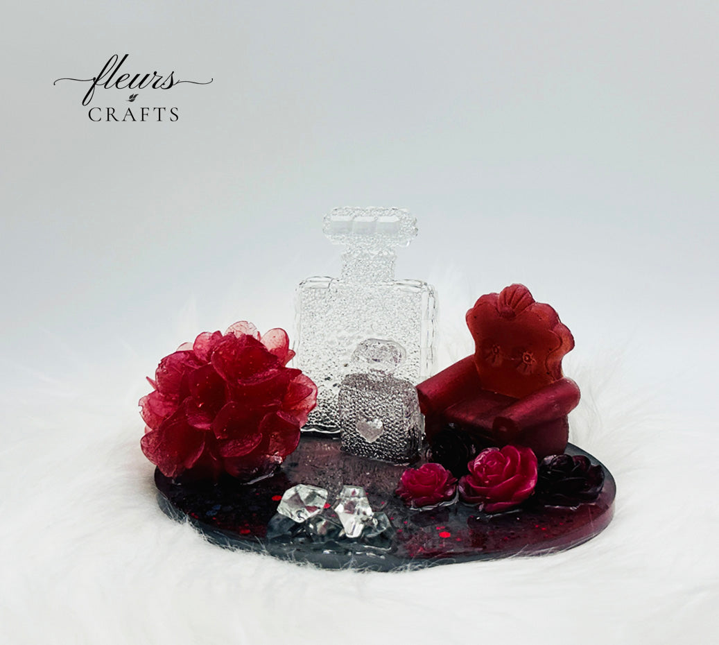 [Functional Desk Display] (S) - Perfume (Red)