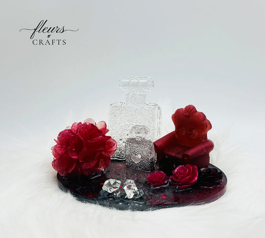 [Functional Desk Display] (S) - Perfume (Red)