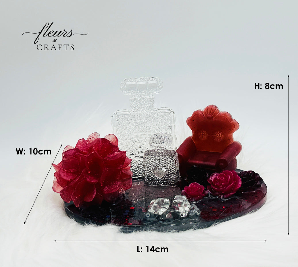 [Functional Desk Display] (S) - Perfume (Red)