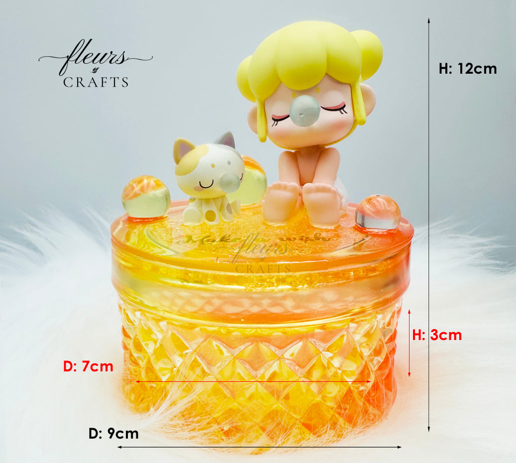 [Deco Container] (S) Orange Kiss